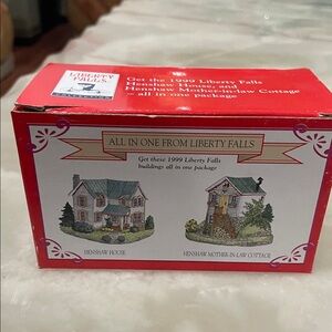 Liberty Falls Americana Collection Henshaw House & Henshaw Mother -in- law Cotta